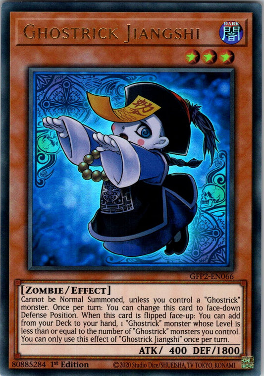 Ghostrick Jiangshi 1st Edition Ultra Rare Ghosts From the Past: The 2nd Haunting GFP2-EN066 NM