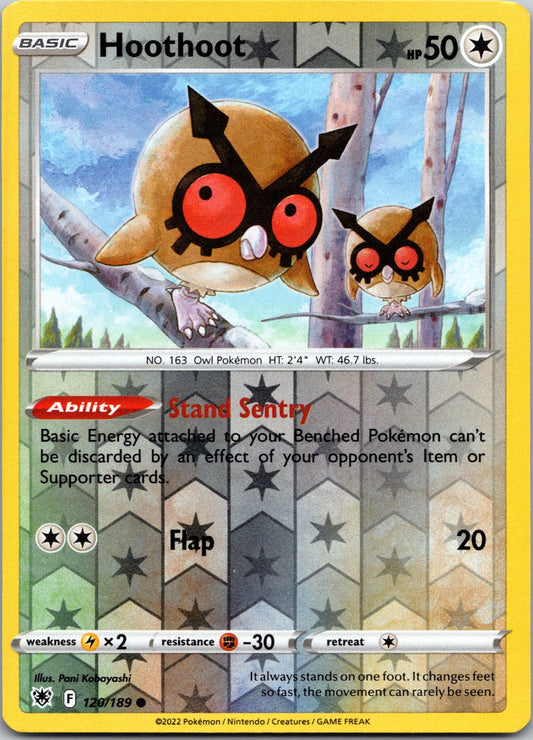 Hoothoot | 120/189 | SWSH10: Astral Radiance | Reverse Holofoil